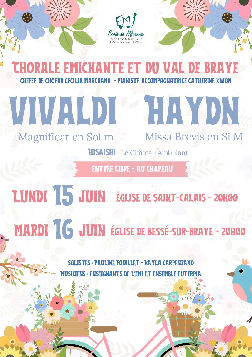concerts 15 et 16 juin